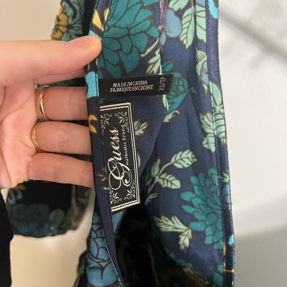 Guess Kimono Silk Top - Picture 3 of 4